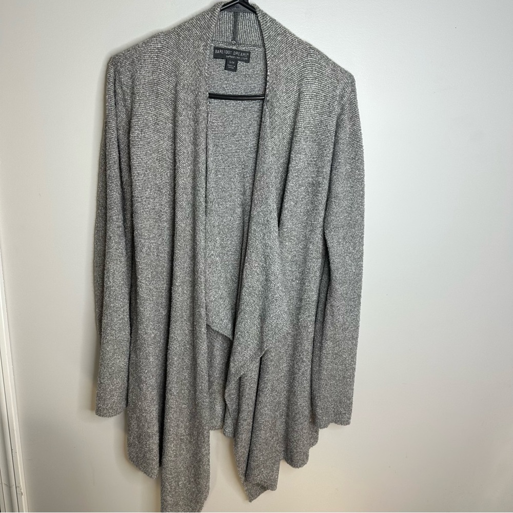 Women’s‎ Barefoot Dreams Size S/M Gray Super Soft Chic Lite Cardigan
